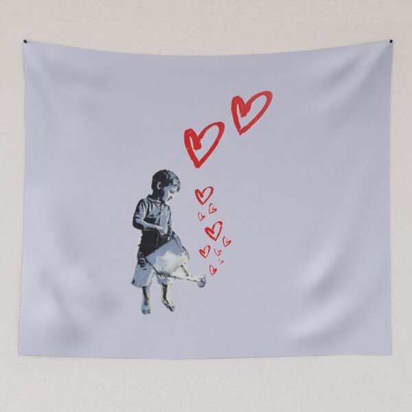 Item preview, Banksy style Urban Street Art Child Love designed and sold by CollinsBrisa.