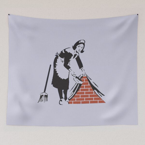 Item preview, Banksy Sweep it Under the Rug! designed and sold by CollinsBrisa.