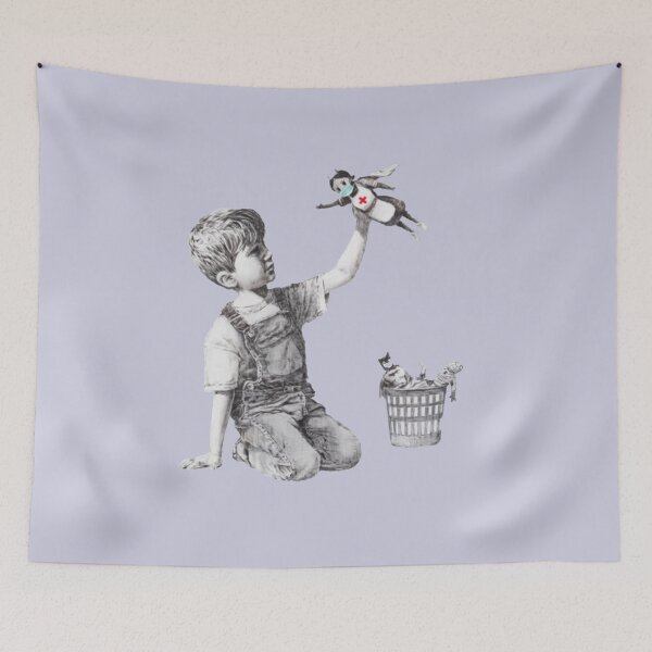 Item preview, Banksy tribute to nurses designed and sold by CollinsBrisa.