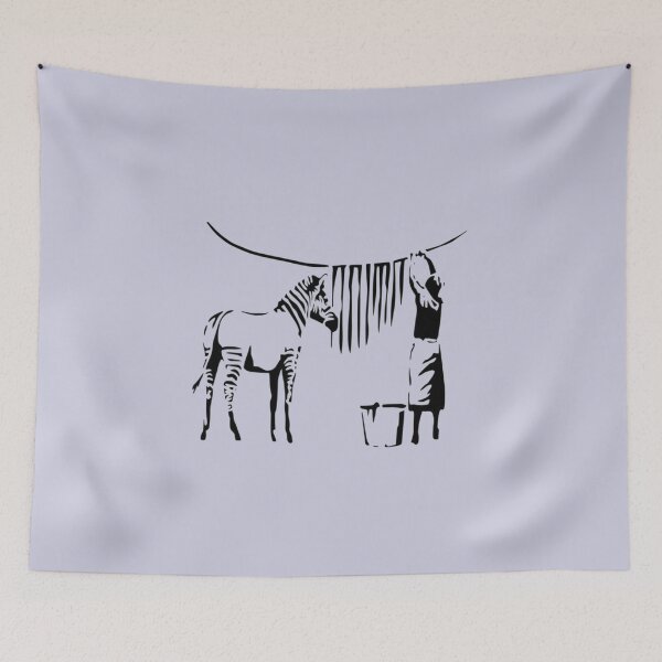 Item preview, Banksy Zebra designed and sold by CollinsBrisa.