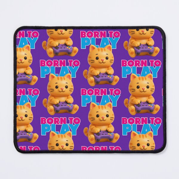 Item preview, funny cat playing computer game designed and sold by Mauswohn.