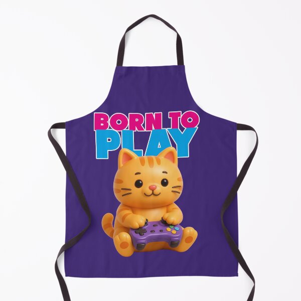 Item preview, funny cat playing computer game designed and sold by Mauswohn.