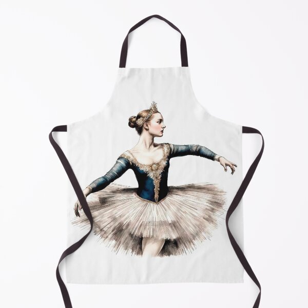 Item preview, Portrait of a Ballerina in Romantic Tutu and Crown designed and sold by LanaGustavsson.