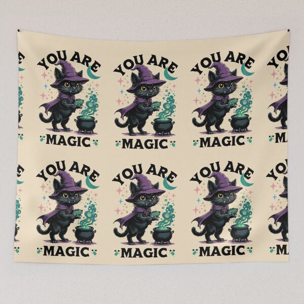 Item preview, you are magic witch kitty designed and sold by Lizzilzil.