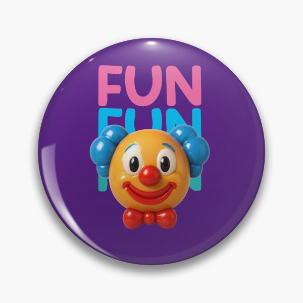 Item preview, funny clown face, circus designed and sold by Mauswohn.