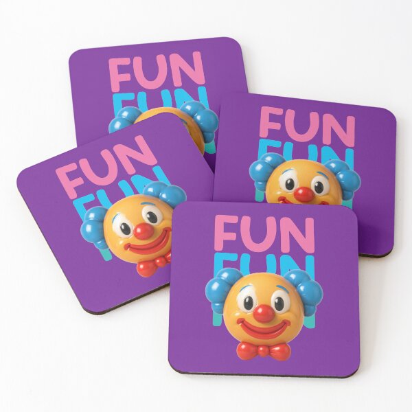 Item preview, funny clown face, circus designed and sold by Mauswohn.