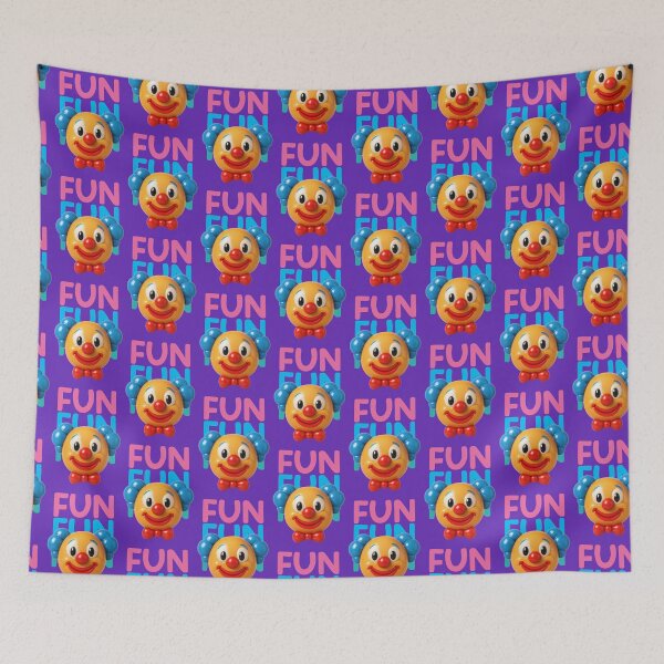 Item preview, funny clown face, circus designed and sold by Mauswohn.