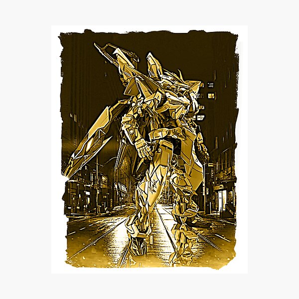 Item preview, Astray gold Frame Gundam Seed design artwork designed and sold by sabartgunpla.