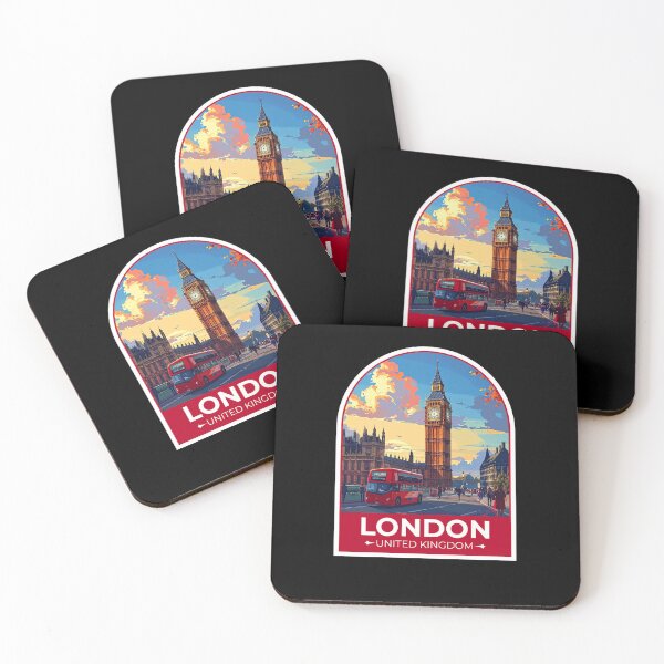 Item preview, London United Kingdom Sticker designed and sold by TulipaGraphics.