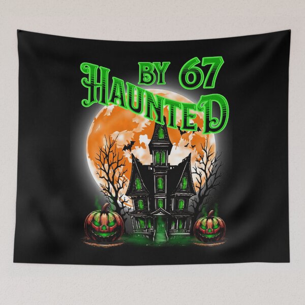 Item preview, Haunted by 67 – funny ghost and pumpkin halloween costume designed and sold by TheEndDesign.