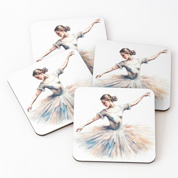 Item preview, Portrait of a Ballerina in Romantic Tutu and Crown designed and sold by LanaGustavsson.