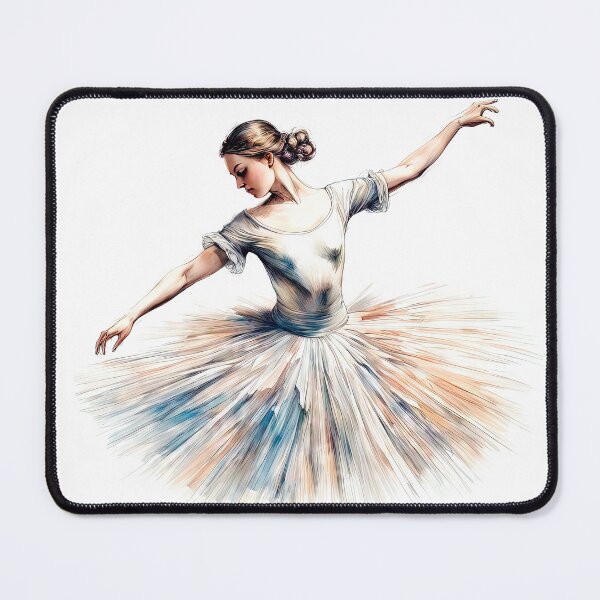 Item preview, Portrait of a Ballerina in Romantic Tutu and Crown designed and sold by LanaGustavsson.