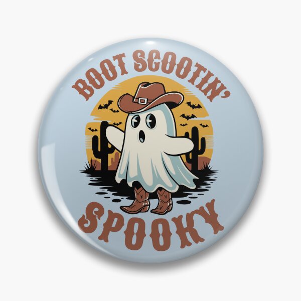 Item preview, Boot Scooting Creepy Cute Halloween Ghost designed and sold by NosandEdgy.