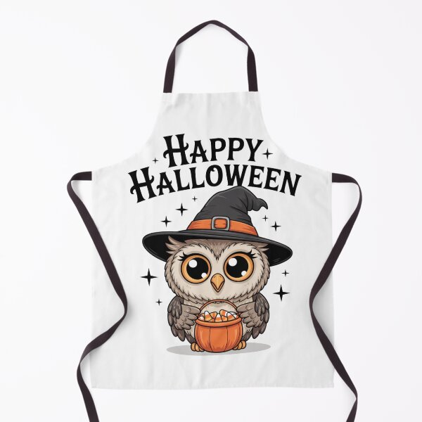 Artikelvorschau, Cute Halloween Owl – Kawaii Witch Owl Trick or Treat entworfen und verkauft von WitchyWhisper.
