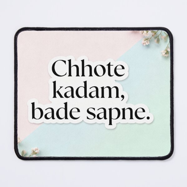 Item preview, "Motivational Hindi Quote Sticker" designed and sold by Stickerrwallah.