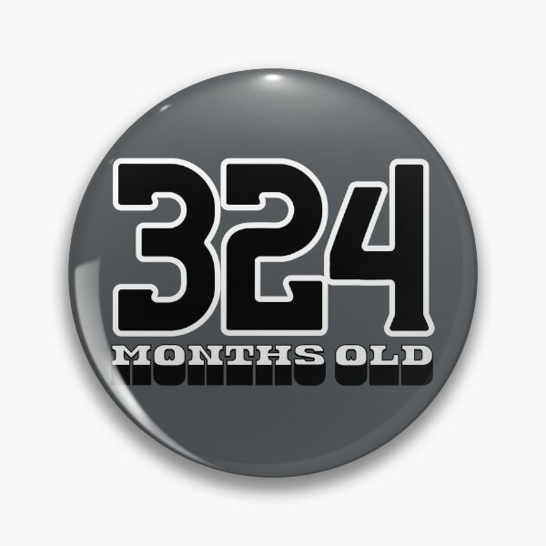 Item preview, 324 Months Old — Funny 27th Birthday Gag Design designed and sold by downUnderInk.