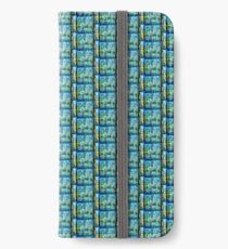 Abstract Landscape in Stained Glass iPhone Wallet/Case/Skin