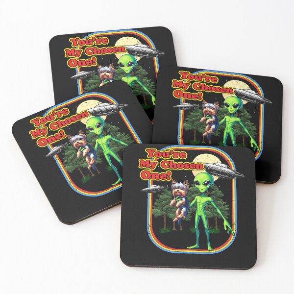 Item preview, Funny Silky Terrier Alien Chosen One UFO Mom Dad Kids designed and sold by rafaeltto.