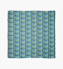 Abstract Landscape in Stained Glass Scarf