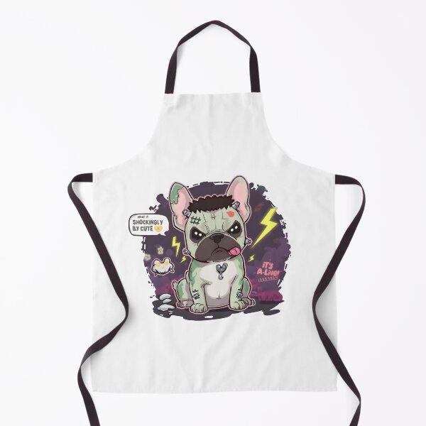 Item preview, Frenchie Frankenstein – Cute Halloween French Bulldog Monster Art designed and sold by Snackwear Apparel.