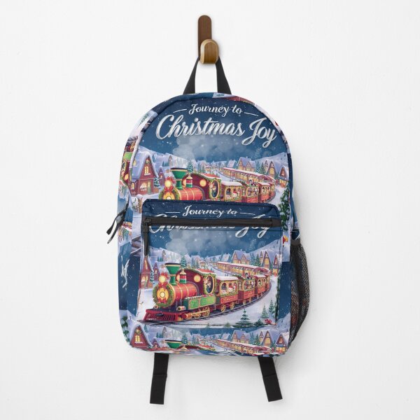 Item preview, Christmas train in a snowy Christmas village. Beautiful Christmas and New Year concept. 3D Rendering. Miniature Christmas village houses. Festive background . designed and sold by PWDigitalArt.
