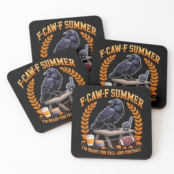Item preview, F-Caw-F Summer Funny Raven Ready for Fall & Football designed and sold by VividDripCo.