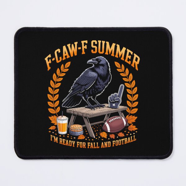 Item preview, F-Caw-F Summer Funny Raven Ready for Fall & Football designed and sold by VividDripCo.
