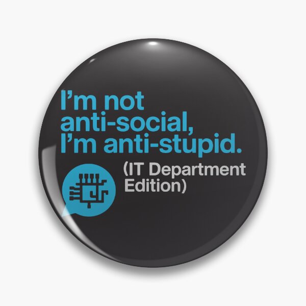 Item preview, Funny IT Phrase About Social Interaction and Logic designed and sold by SplashTastic.