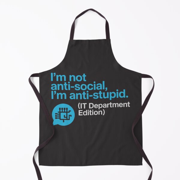 Item preview, Funny IT Phrase About Social Interaction and Logic designed and sold by SplashTastic.