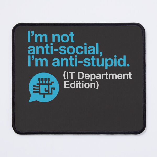 Item preview, Funny IT Phrase About Social Interaction and Logic designed and sold by SplashTastic.