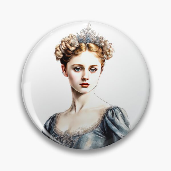 Item preview, Portrait of a Ballerina in Romantic Tutu and Crown designed and sold by LanaGustavsson.