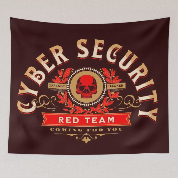 Item preview, Cyber Security Red Team 03 With Red Oxide Background designed and sold by Arcanvus Studios.