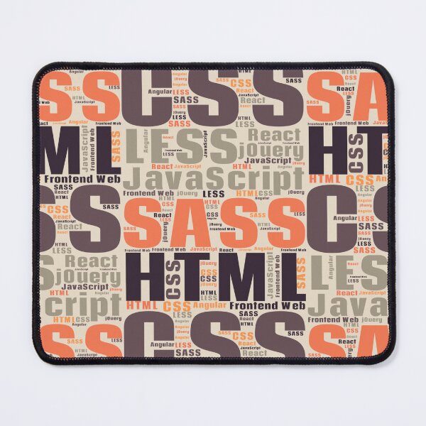 Item preview, Front End Web Development Coloured Rectangle Shape Almond Background designed and sold by Arcanvus Studios.
