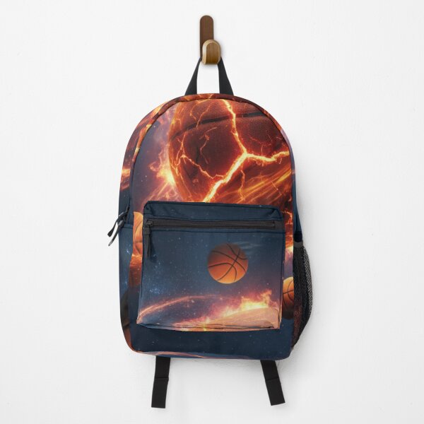 Item preview, Fiery Basketball Planet in Space designed and sold by MoBoCH.
