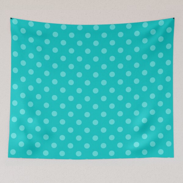 Item preview, Dark Turquoise Polka Dots  designed and sold by POLKAIWERX.
