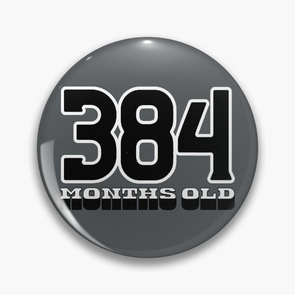 Item preview, 384 Months Old — Funny 32nd Birthday Gag Design designed and sold by downUnderInk.