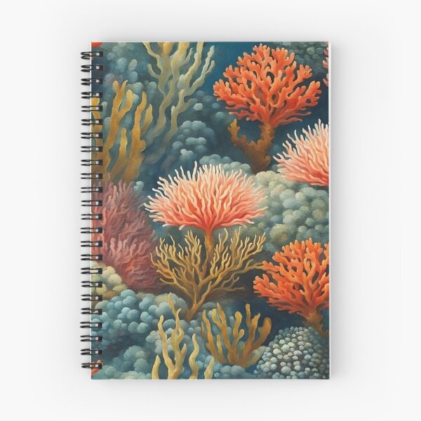 Item preview, Coral Gardens in a Deep-Sea Paradise | Blue Ocean Background designed and sold by UnhingedBird.