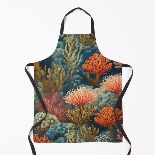 Item preview, Coral Gardens in a Deep-Sea Paradise | Blue Ocean Background designed and sold by UnhingedBird.