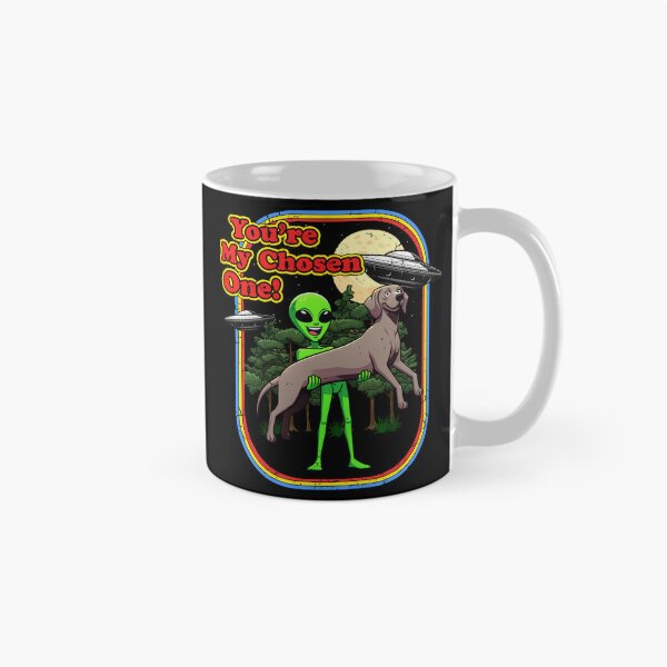 Item preview, Funny Weimaraner Alien Chosen One UFO Mom Dad Kids designed and sold by rafaeltto.
