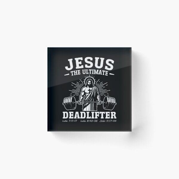 Item preview, Jesus The Ultimate Deadlifter  designed and sold by merlinnears.