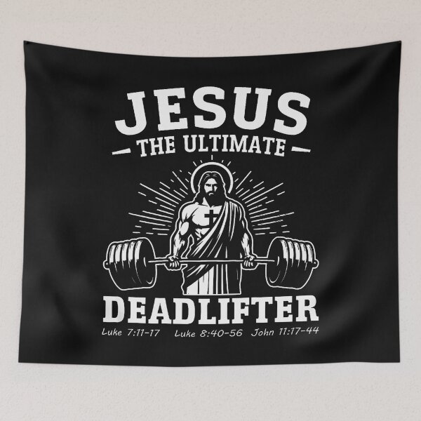 Item preview, Jesus The Ultimate Deadlifter  designed and sold by merlinnears.