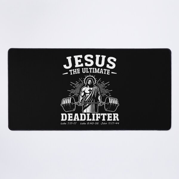 Item preview, Jesus The Ultimate Deadlifter designed and sold by merlinnears.