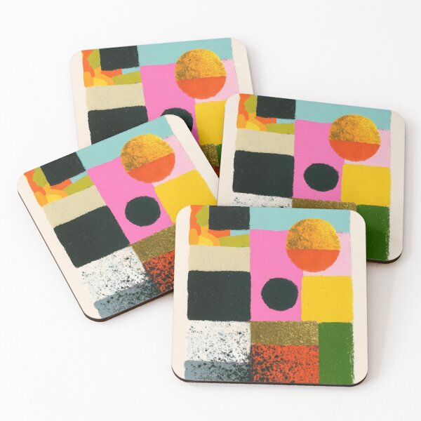 Item preview, Abstract shapes in Risograph style designed and sold by ArtHouseNiklas.