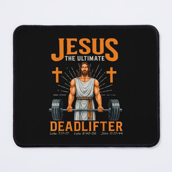 Item preview, Jesus The Ultimate Deadlifter  designed and sold by merlinnears.