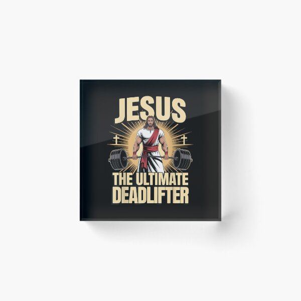 Item preview, Jesus The Ultimate Deadlifter  designed and sold by merlinnears.
