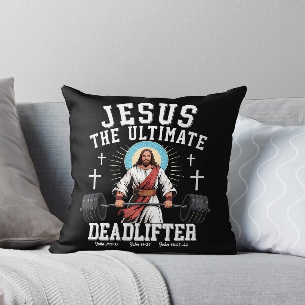 Item preview, Jesus The Ultimate Deadlifter - Jesus Deadlifting Christian designed and sold by merlinnears.