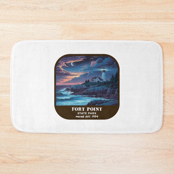 Item preview, Vintage Fort Point State Park (Maine State Park) designed and sold by RabbitK.