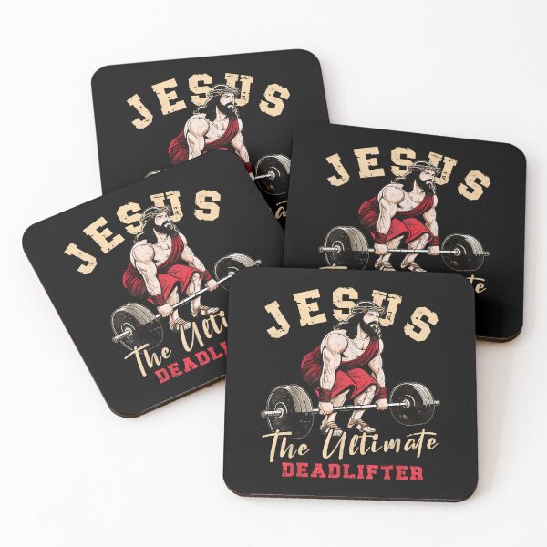 Item preview, Funny Christian Gym Jesus The Ultimate Deadlifter Workout  designed and sold by merlinnears.