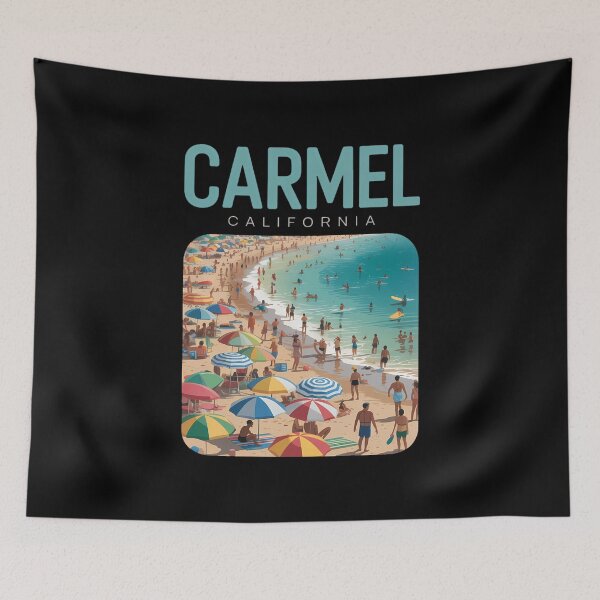 Item preview, Carmel California CA Beachside Bliss designed and sold by VENOM0RIOT.