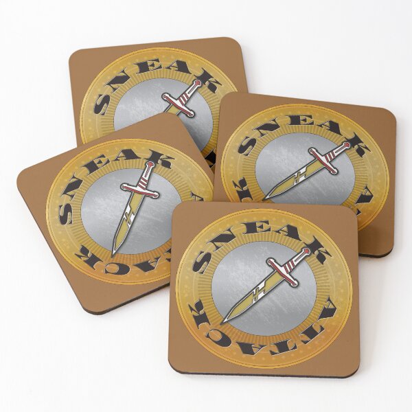Item preview, Sneak Attack Gold Chip designed and sold by Polygon Mountain.